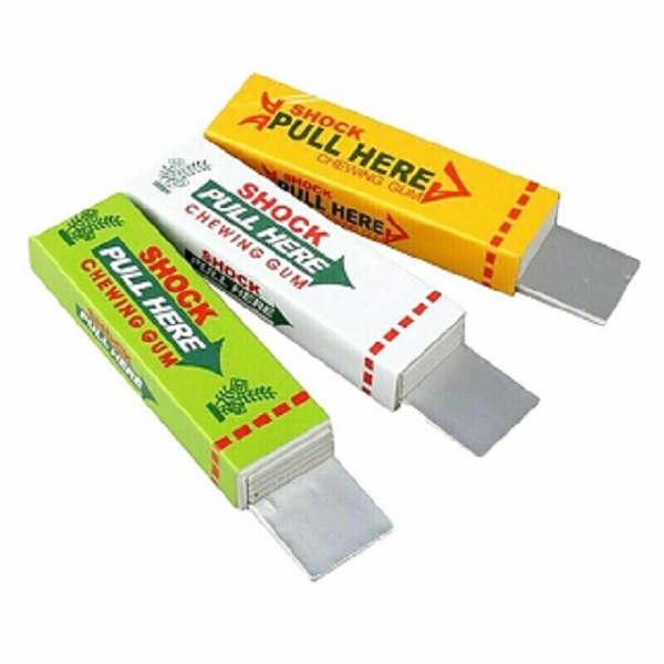 Electric Shock Chewing Gum Joke Shocking Toy Prank Trick Stocking Filler Jokes